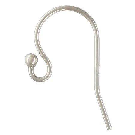 STERLING SILVER SHEPHERD HOOK EARWIRES