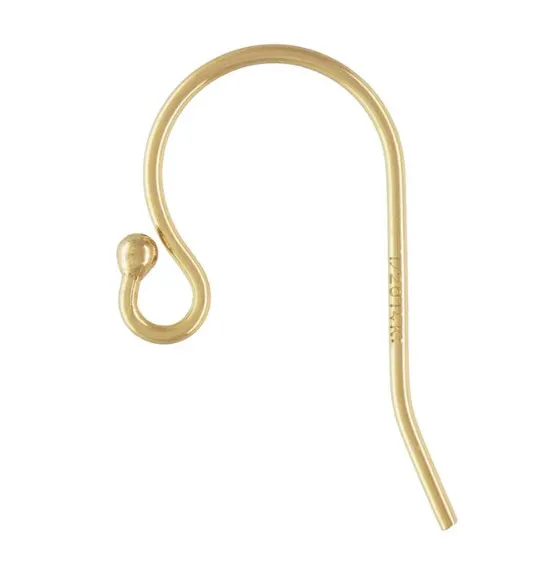 GOLD FILLED SHEPHERD HOOK EARWIRES