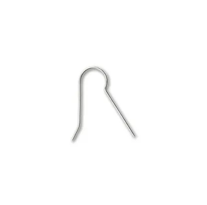 STERLING SILVER LONG BLANK EARWIRE