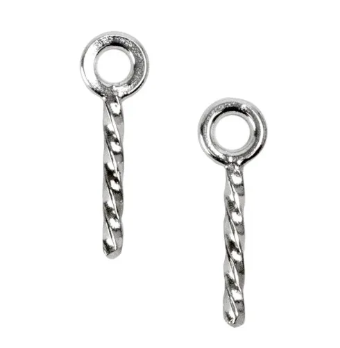 STERLING SILVER SCREW HOOKS