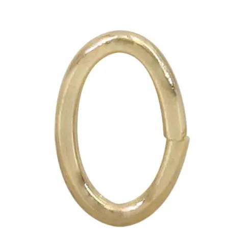 GOLD FILLED OVAL JUMP RINGS 5.50 x 4.25 x0.96MM