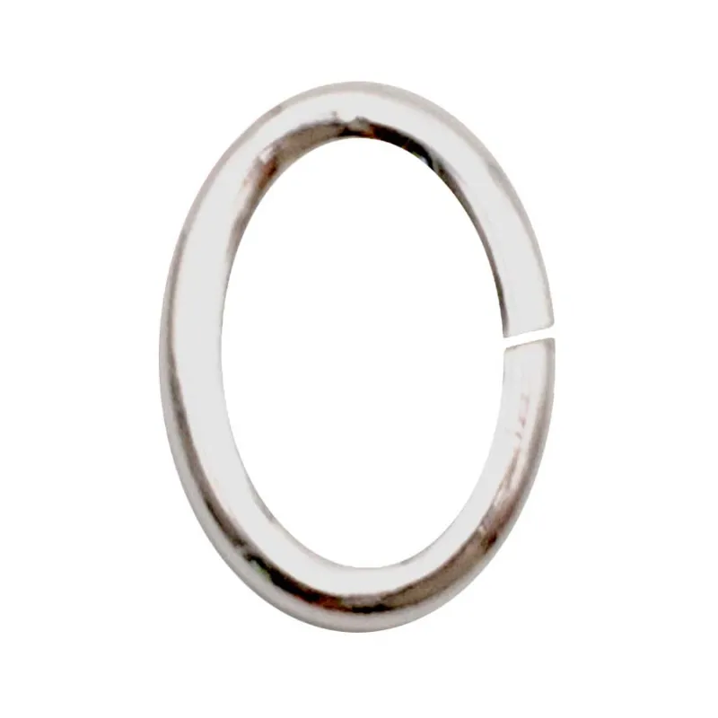 STERLING SILVER OVAL JUMP RINGS 4.70 x 3.30 x 0.75MM