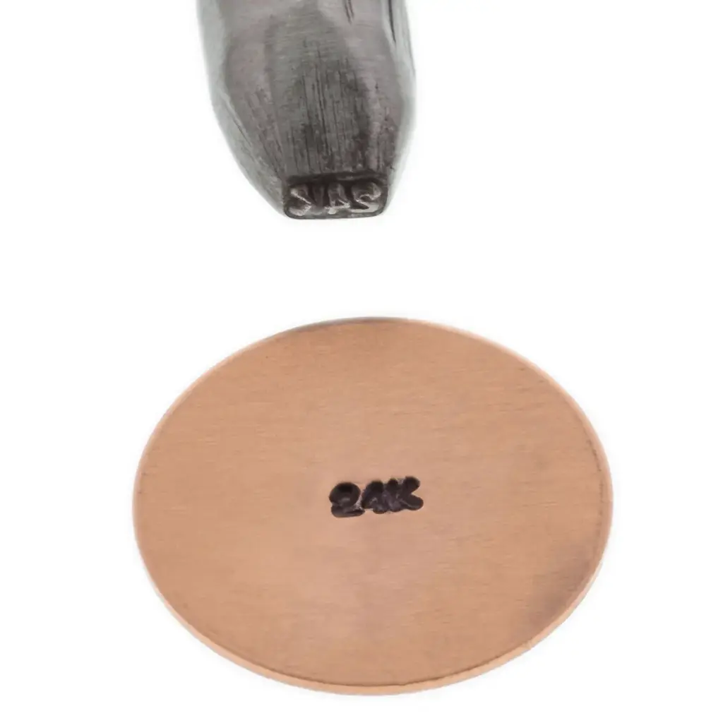 [55-0330] RING STAMP BENT - 24K