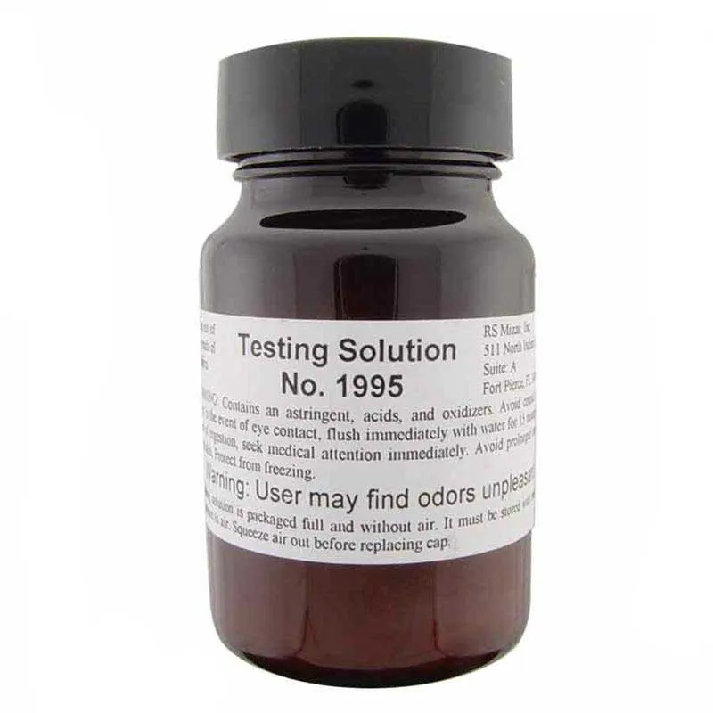 [56-766-4] RS MIZAR Gold Testing Solution No. 1995 for M24 Electronic Gold Testers Analyzers