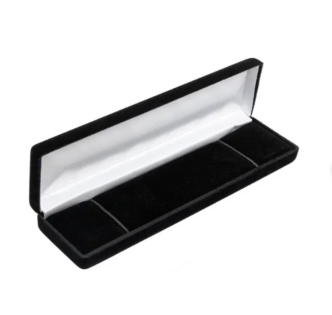 [65-194BK] BLACK VELOUR BRACELET BOX