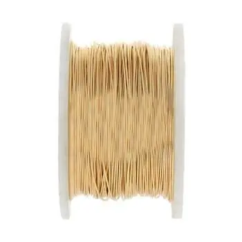 [43-750-10] WIRE - GOLD-FILLED - 18 GAUGE ROUND 1.0MM/ .040" - 1FT/PKG